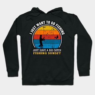 Fishing sunset Hoodie